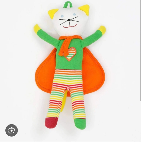 UNDER THE NILE organic Supermen Roxie Scrappy Cat  nwt - Picture 2 of 11